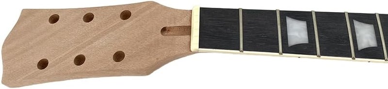 ModouString 22 fret electric guitar neck 24.75 inch Mahogany wood Rosewood Fretboard white trapezoid inlay Unfinished for SG Style - Image 1